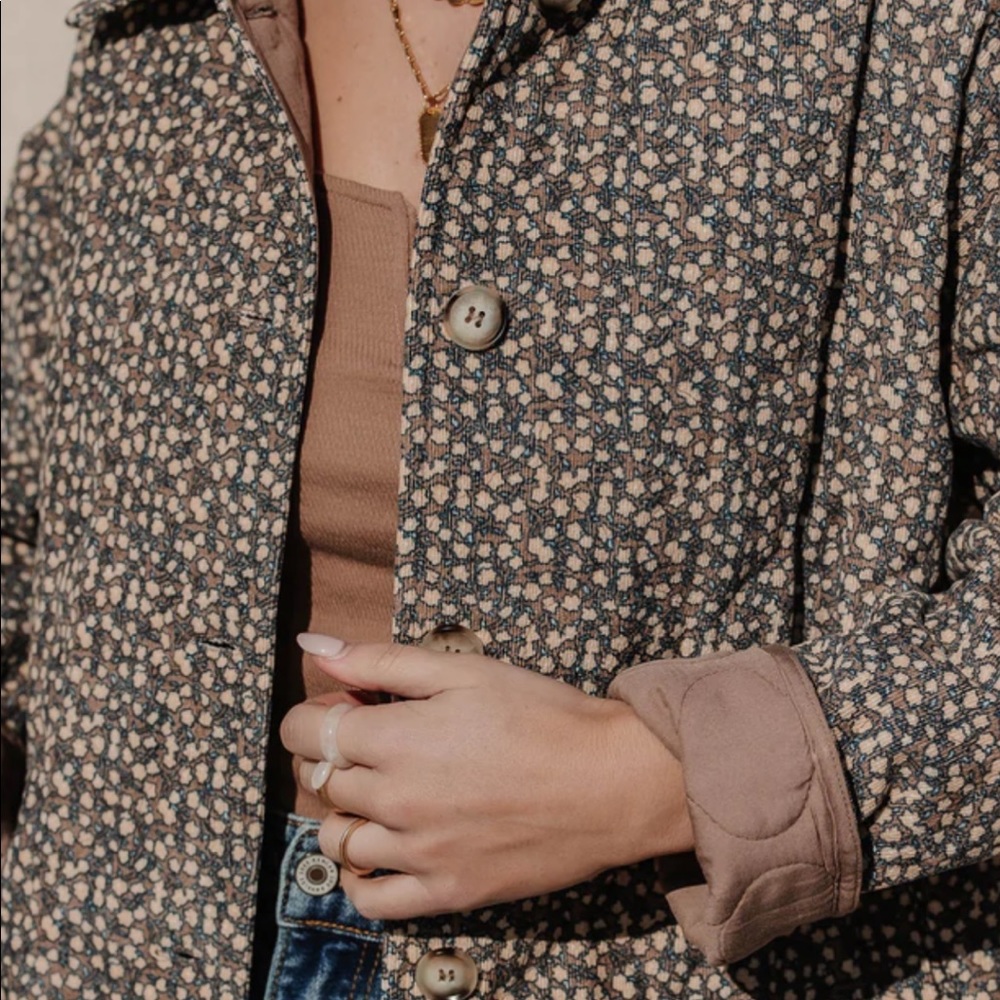 Bohme floral corduroy jacket